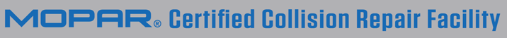 Mopar Certified Collision Repair Facility